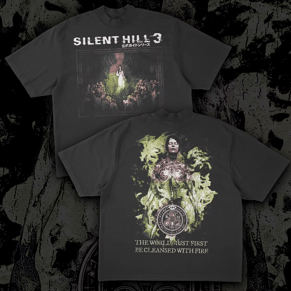 Summer Hill Clothing - Cotton T-shirt Classic Game Silent Hill
