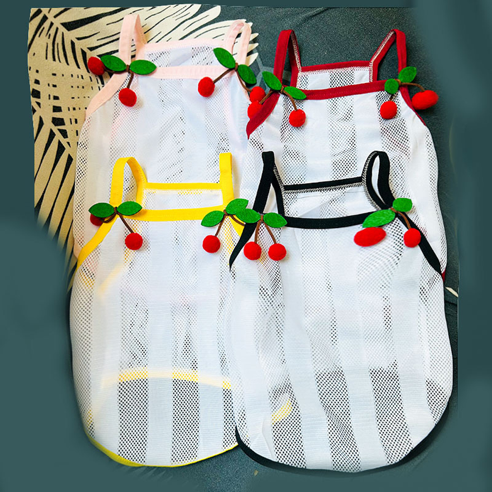 Summer Clothing In French - Breathable Cute Pet Dog Clothes For