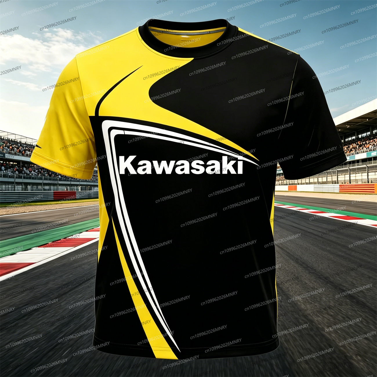 Summer Clothing Motorcycle - Men t-shirt top Kawasaki Motorcycle Racer