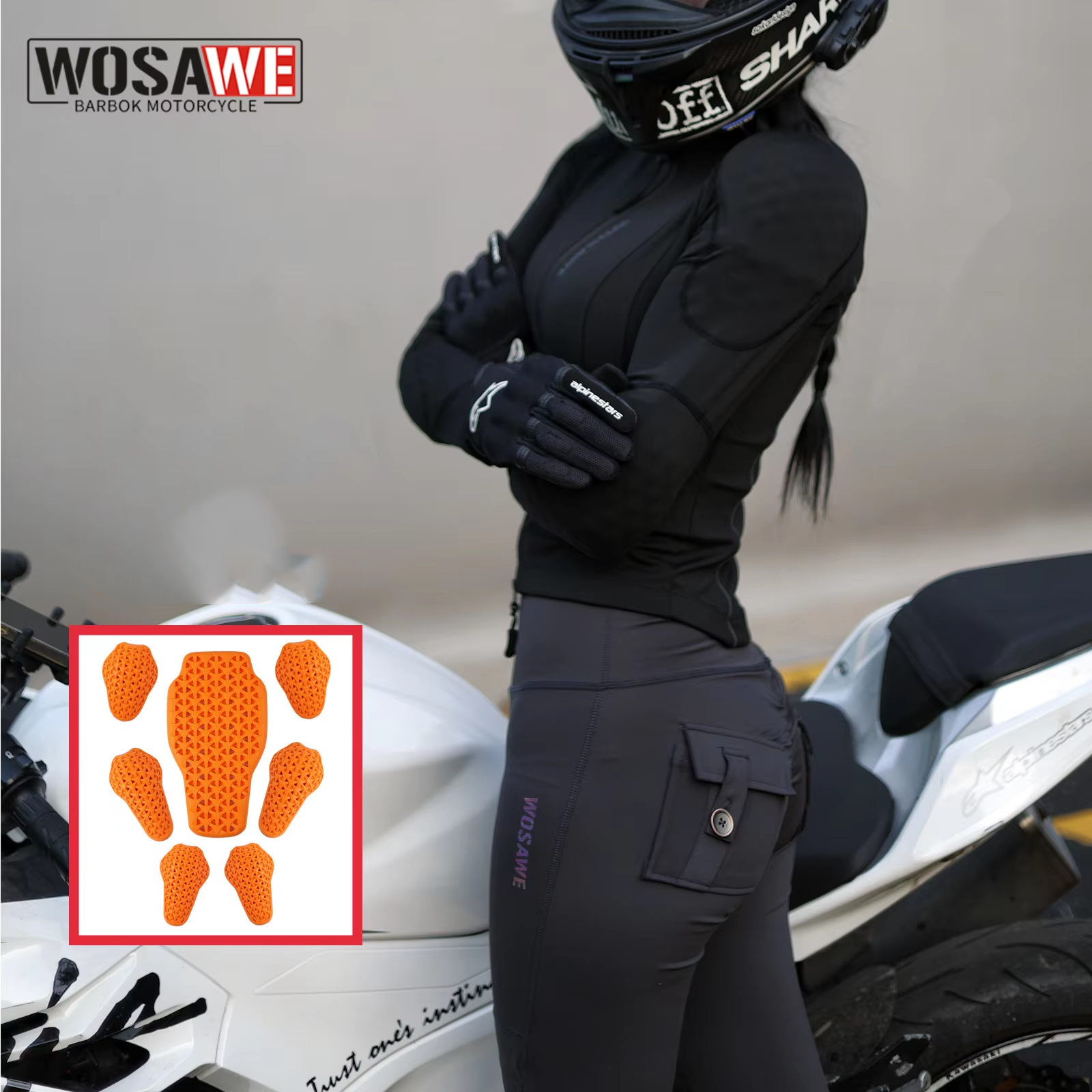 Summer Clothing Motorcycle - WOSAWE Women Motorcycle Jacket Motorcycle Summer