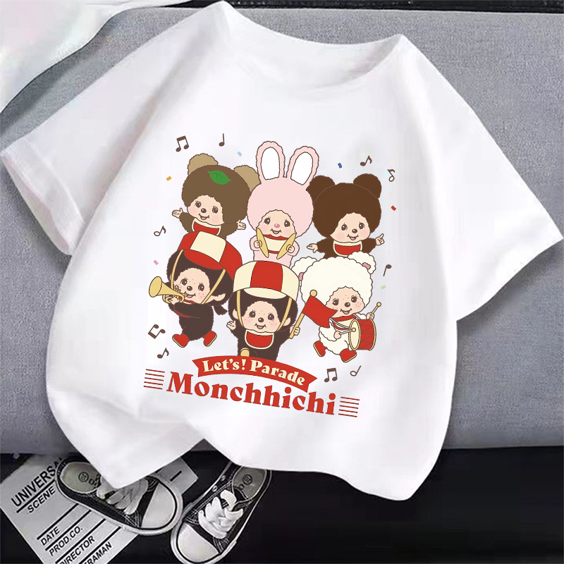 Summer Clothing Girls - MONCHHICHI Short Sleeve T Shirt for