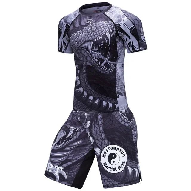 Summer Quotes - Snake Men MMA Rashguard Jiu Jitsu