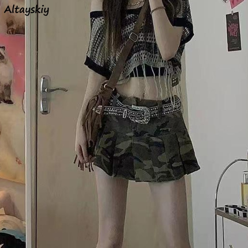 Pleated Skirts for Women Ameri – Summer Clothing Young Women recenzja i cena