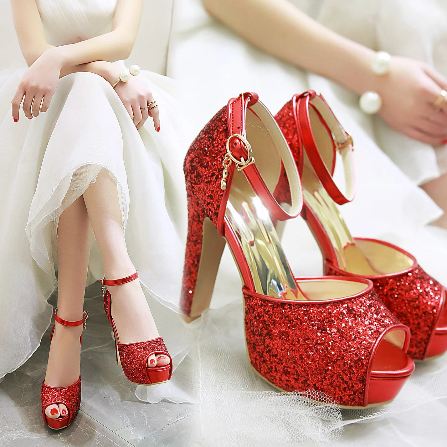 Silver Summer Women High Heel  – Summer Clothing Fabric recenzja i cena