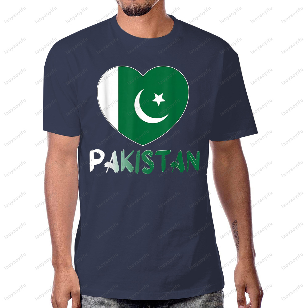 Pakistan Flag Heart Graphic Pr – Summer Clothing Pakistan recenzja i cena