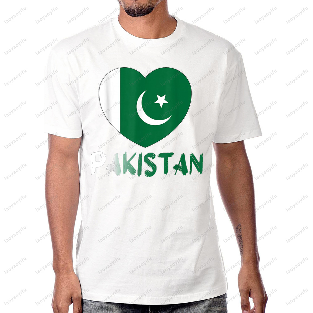 Pakistan Flag Heart Graphic Pr – Summer Clothing Pakistan recenzja i cena