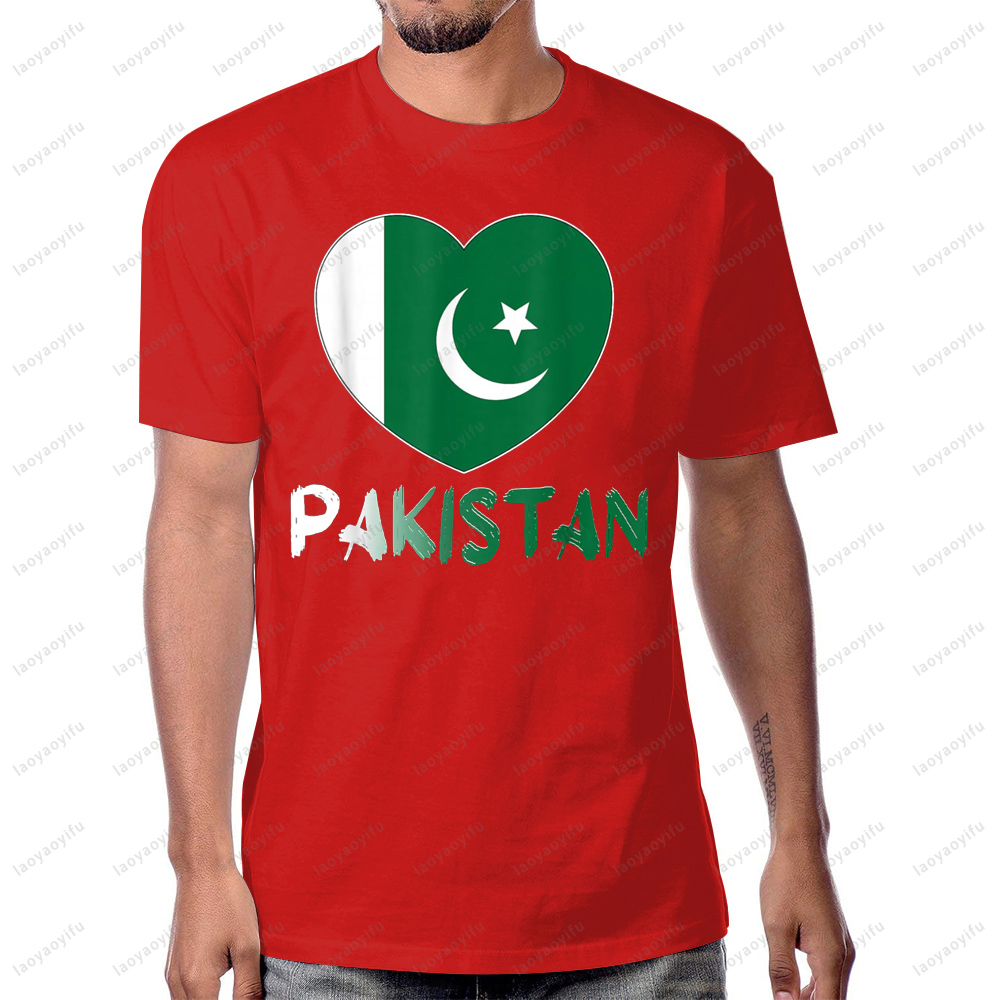 Pakistan Flag Heart Graphic Pr – Summer Clothing Pakistan recenzja i cena