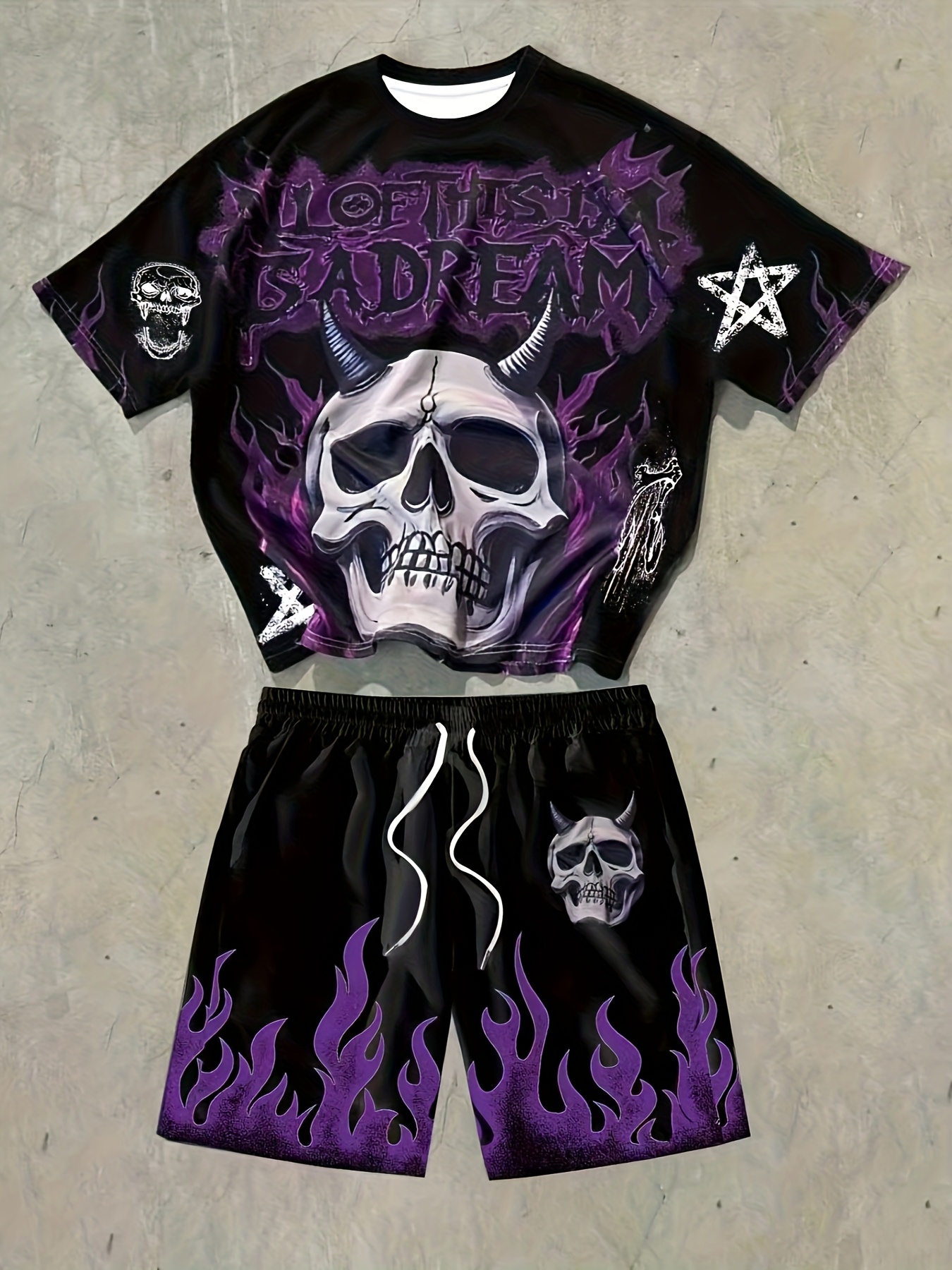 Hot Selling men's New Skull Le – Summer Clothes Fashion recenzja i cena