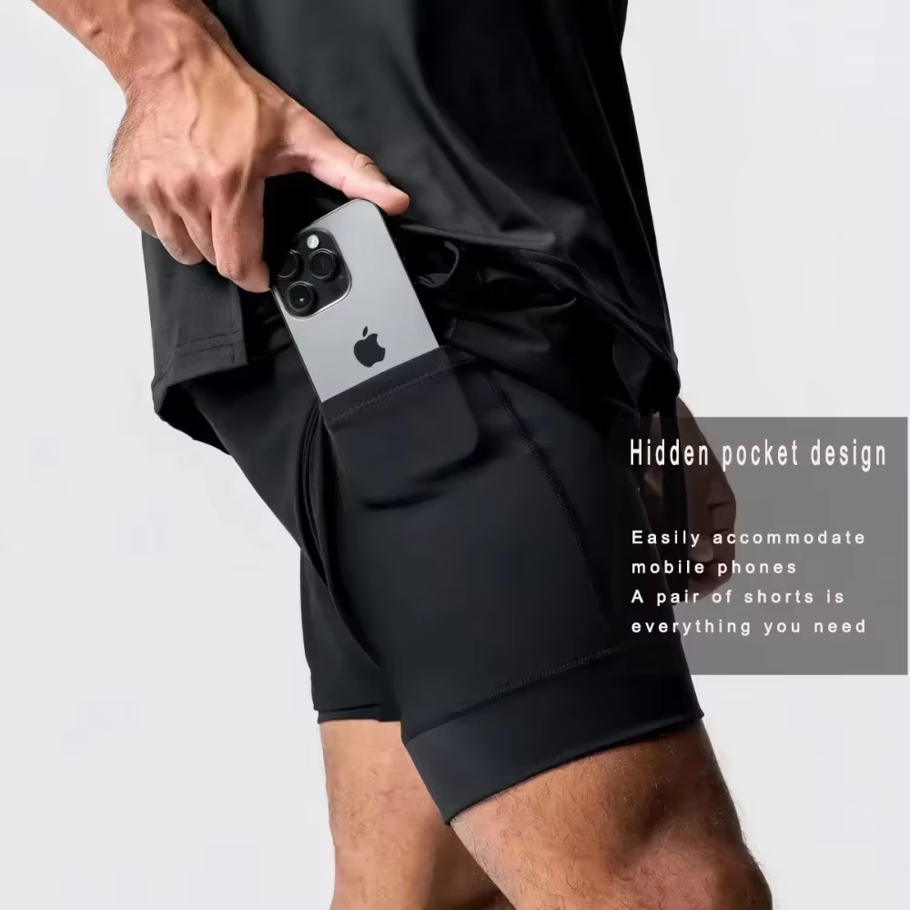 One Piece Men's Shorts Double  – Summer Clothing Layering recenzja i cena
