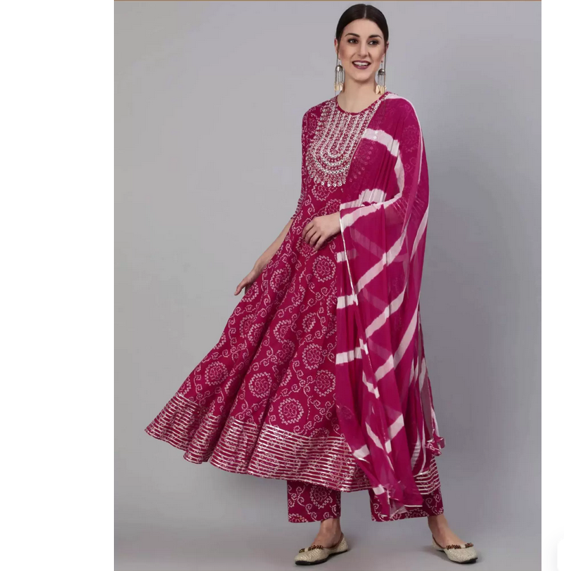 Indian Pure Cotton Rose Red Pr – Summer Clothing Pakistan recenzja i cena