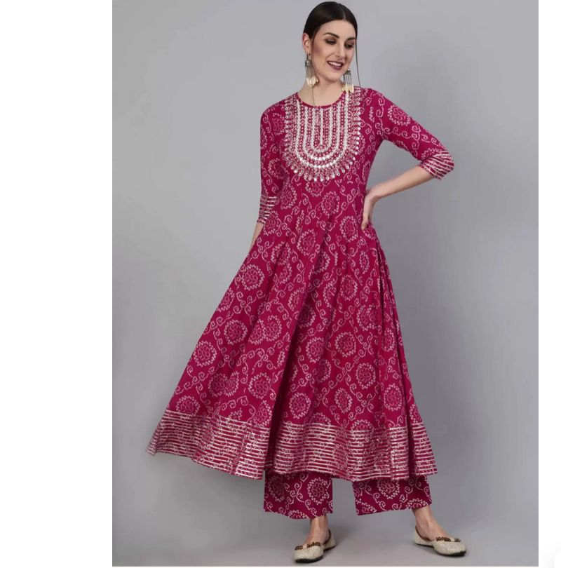 Indian Pure Cotton Rose Red Pr – Summer Clothing Pakistan recenzja i cena
