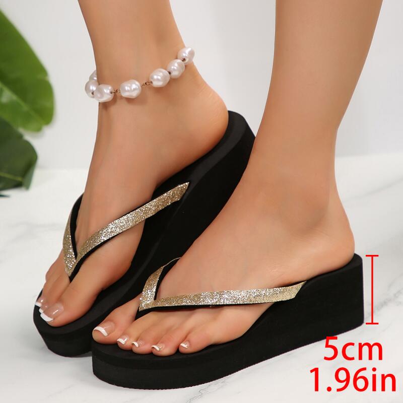 Comfortable Platform Wedge Hee – Summer Clothing Fabric recenzja i cena