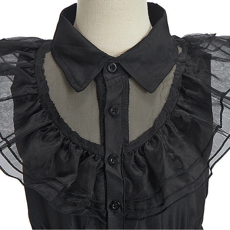 Girl Costume Kids Cosplay Blac – Summer Clothing Layering recenzja i cena