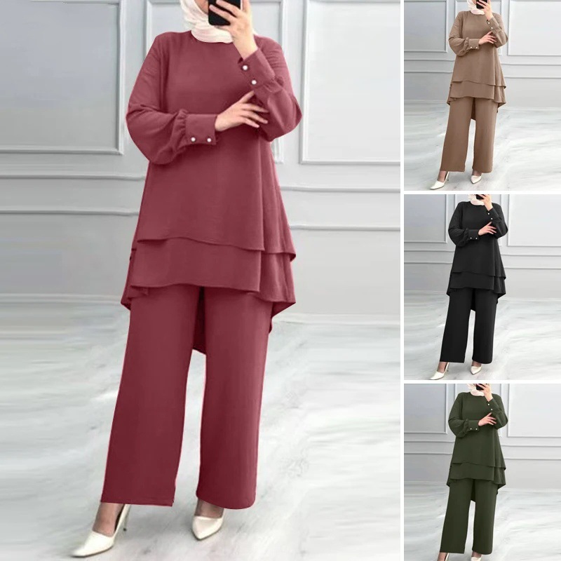 Muslim New Women's Clothing Se – Summer Clothing Layering recenzja i cena