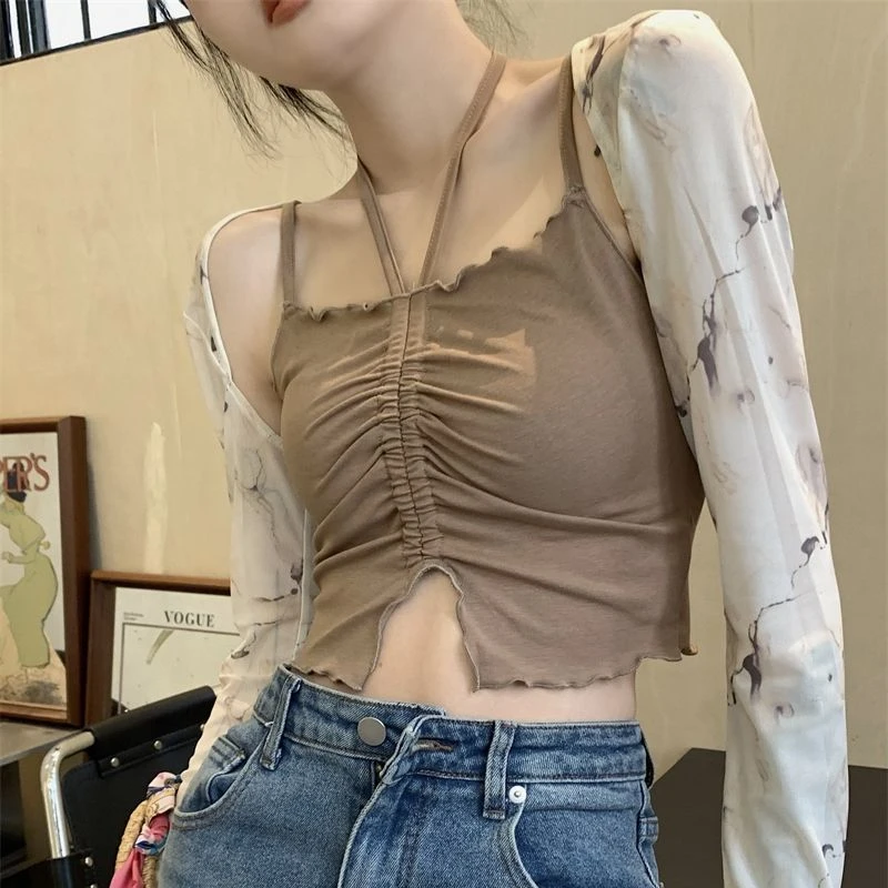 Sets Women Halter Sexy Crop To – Summer Clothing Young Women recenzja i cena
