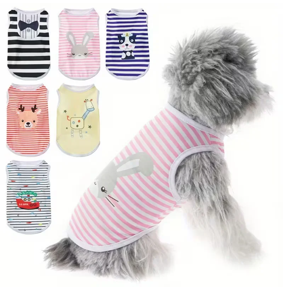 Cute Summer Pet Dog Cooling Ve – Summer Clothing In French recenzja i cena