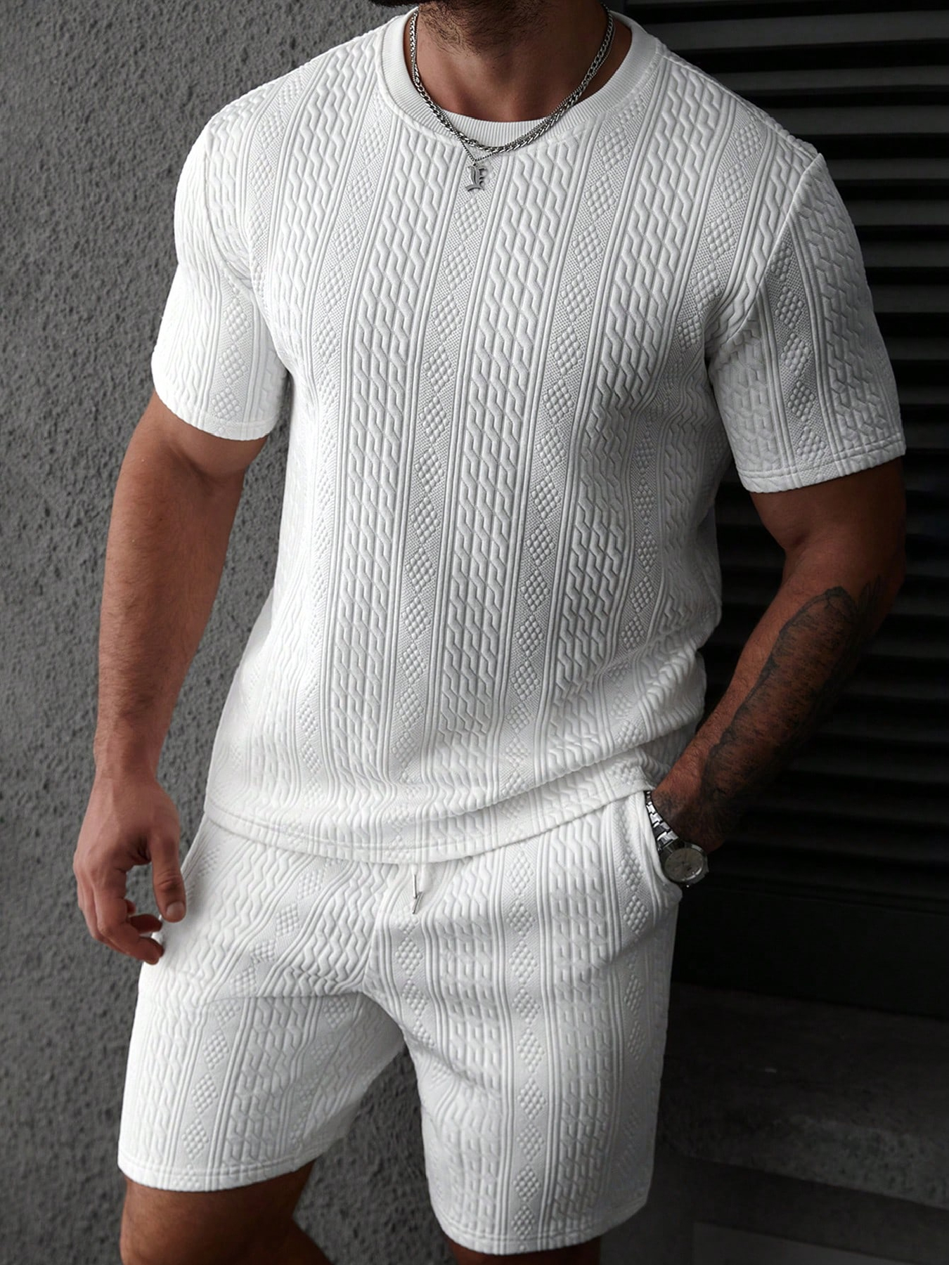 Casual men's polo shirt set, s – Summer Clothing Types recenzja i cena