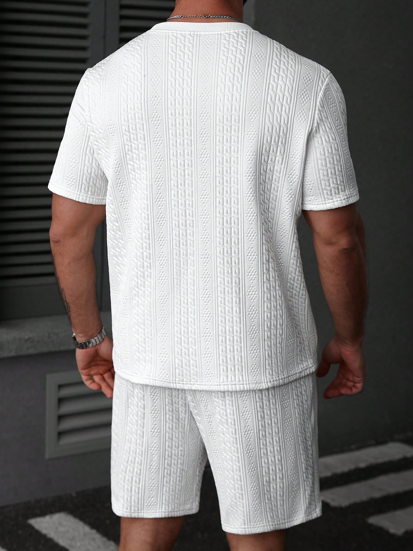 Casual men's polo shirt set, s – Summer Clothing Types recenzja i cena
