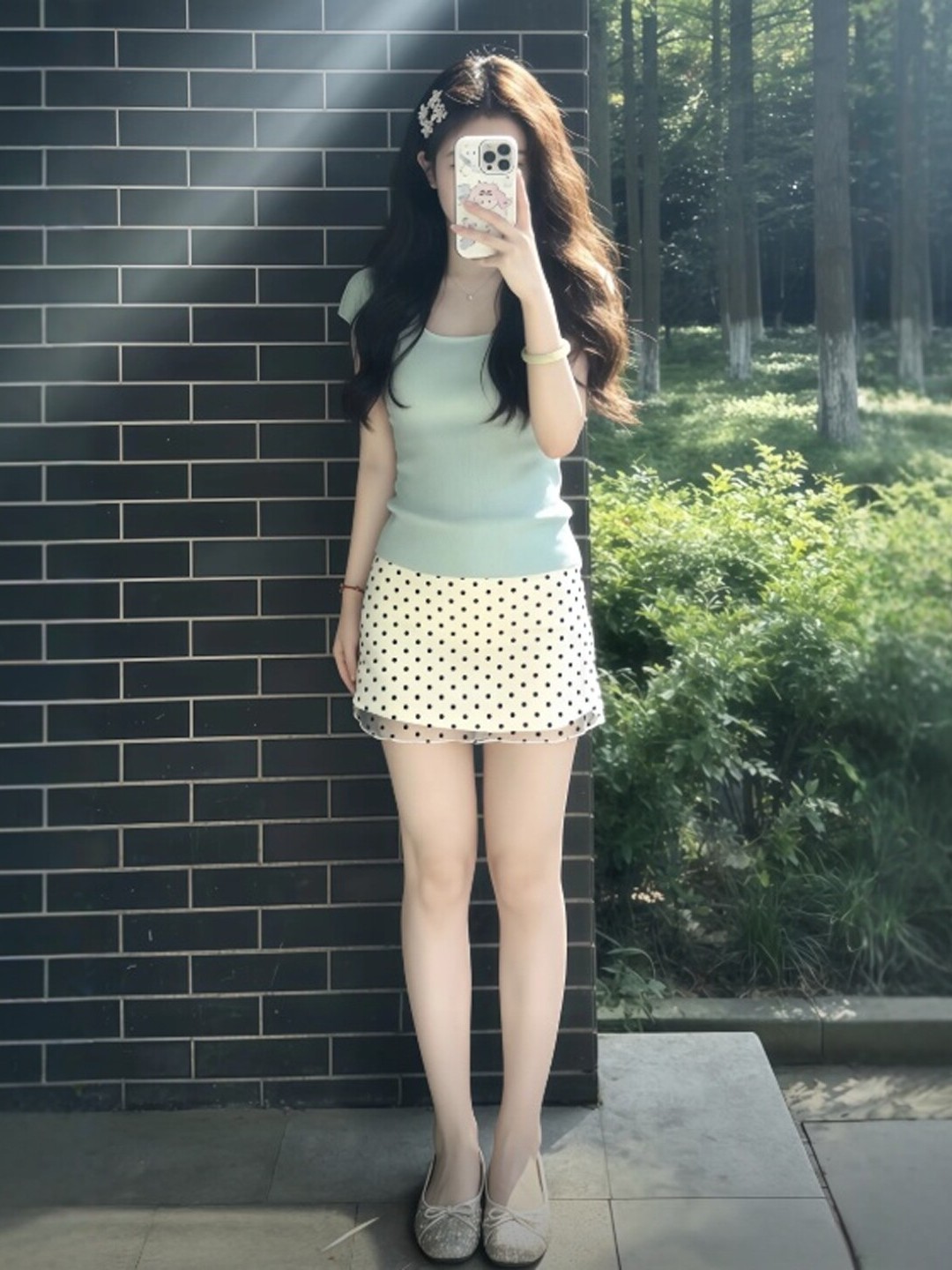 Summer Polka Dot Halter Neck S – Summer Clothing Young Women recenzja i cena