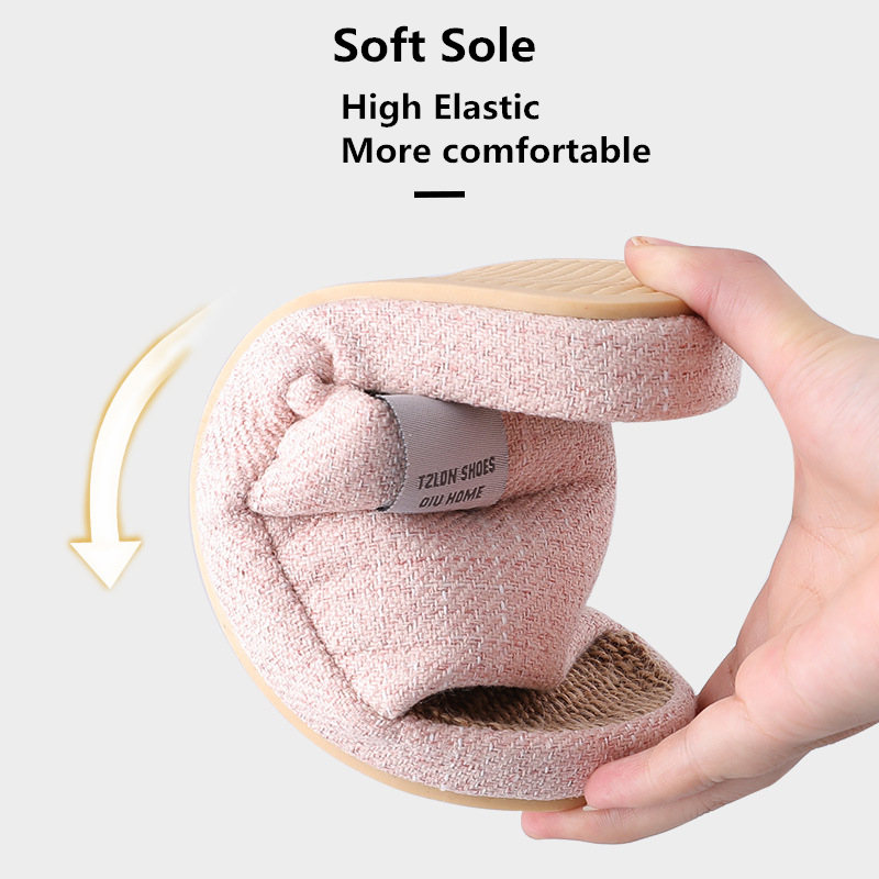 Men's Breathable Linen Slipper – Summer Clothing Fabric recenzja i cena