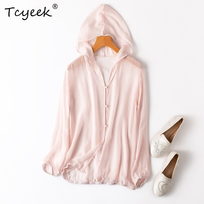 Tcyeek 100% Real Mulberry Silk – Summer Clothing recenzja i cena
