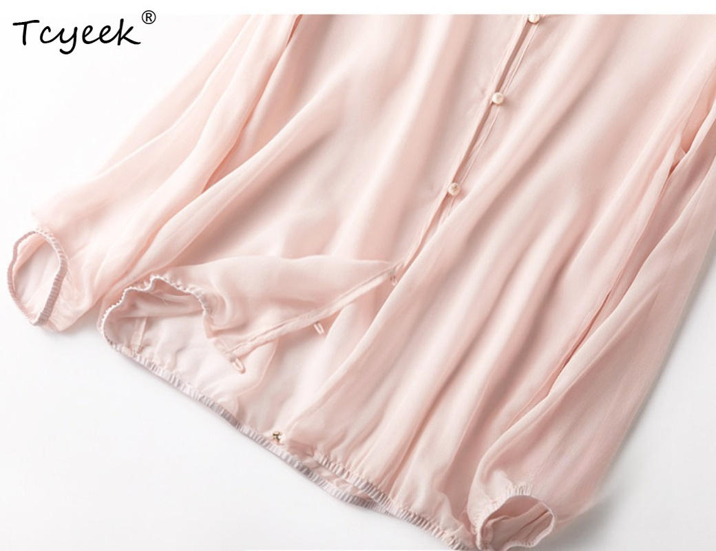 Tcyeek 100% Real Mulberry Silk – Summer Clothing recenzja i cena