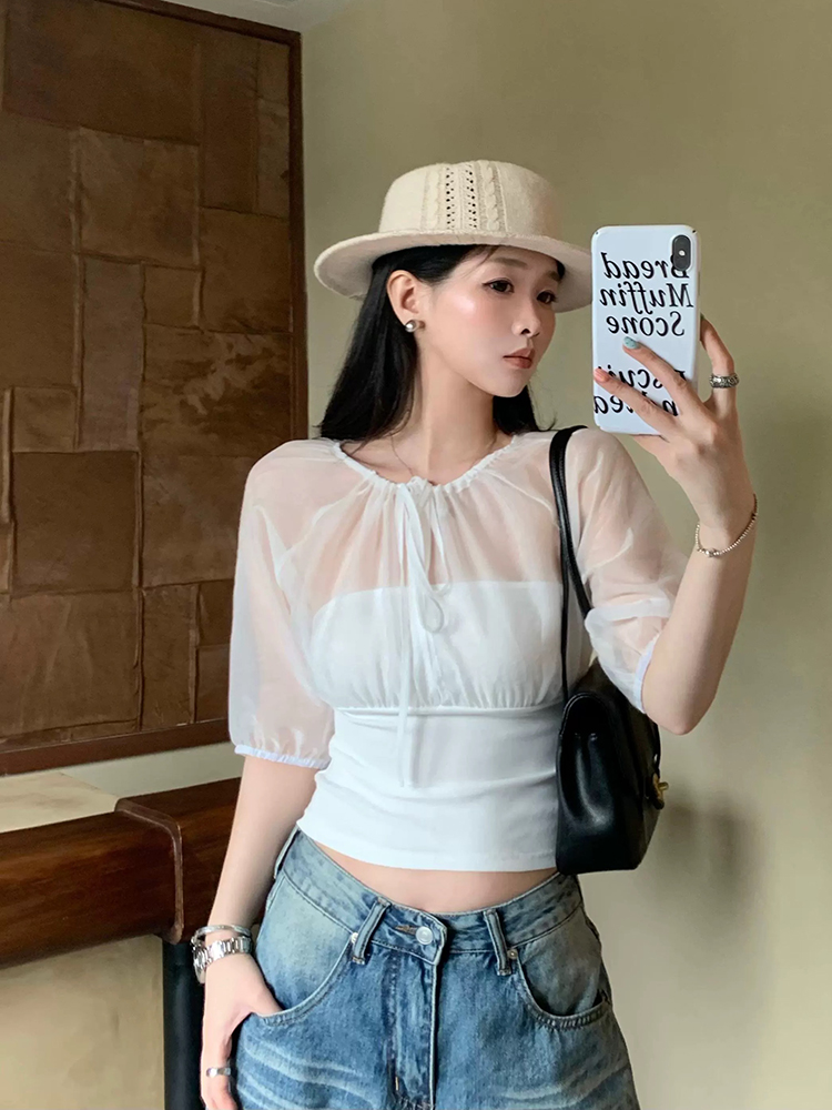 Mulberry Silk-Paneled Top with – Summer Clothing recenzja i cena