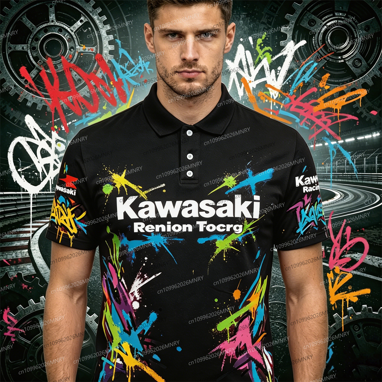 Summer polo t-shirt men Motorc – Summer Clothing Motorcycle recenzja i cena