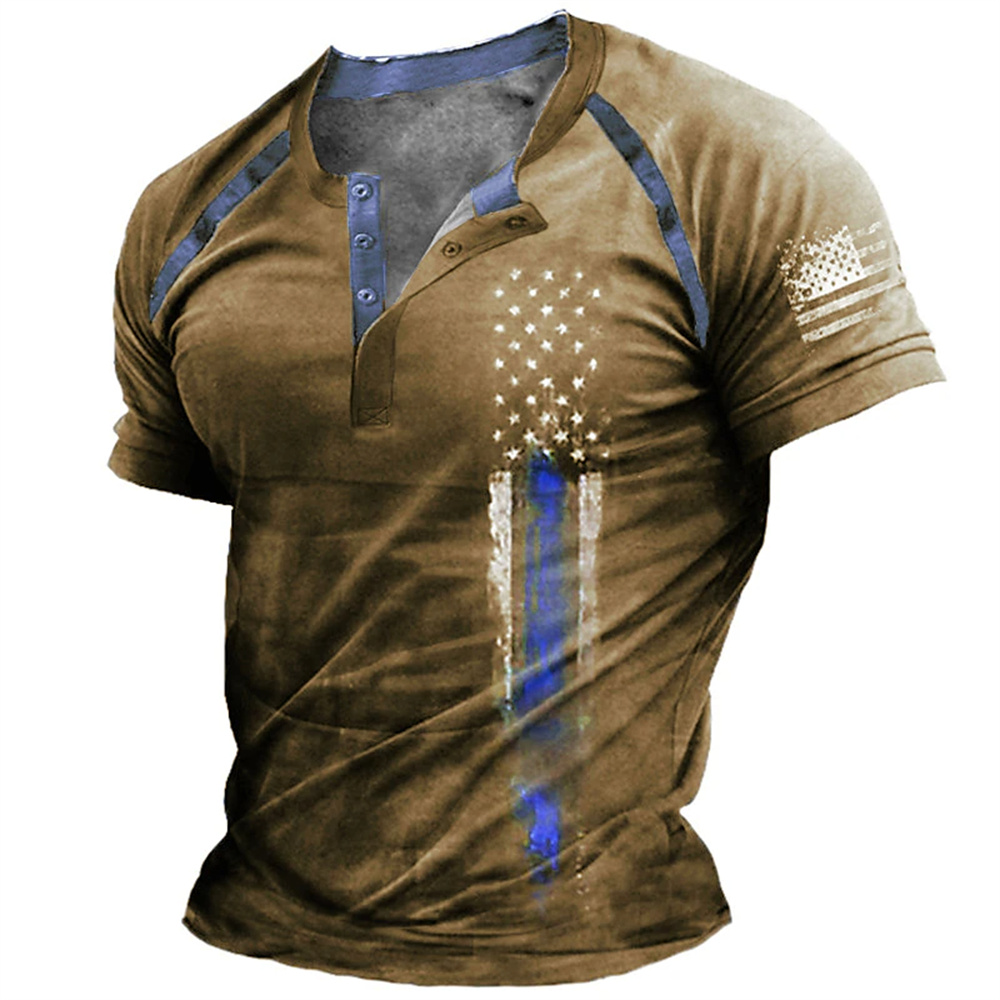 Funny 3D American Flag Print M – Summer Clothes Fashion recenzja i cena