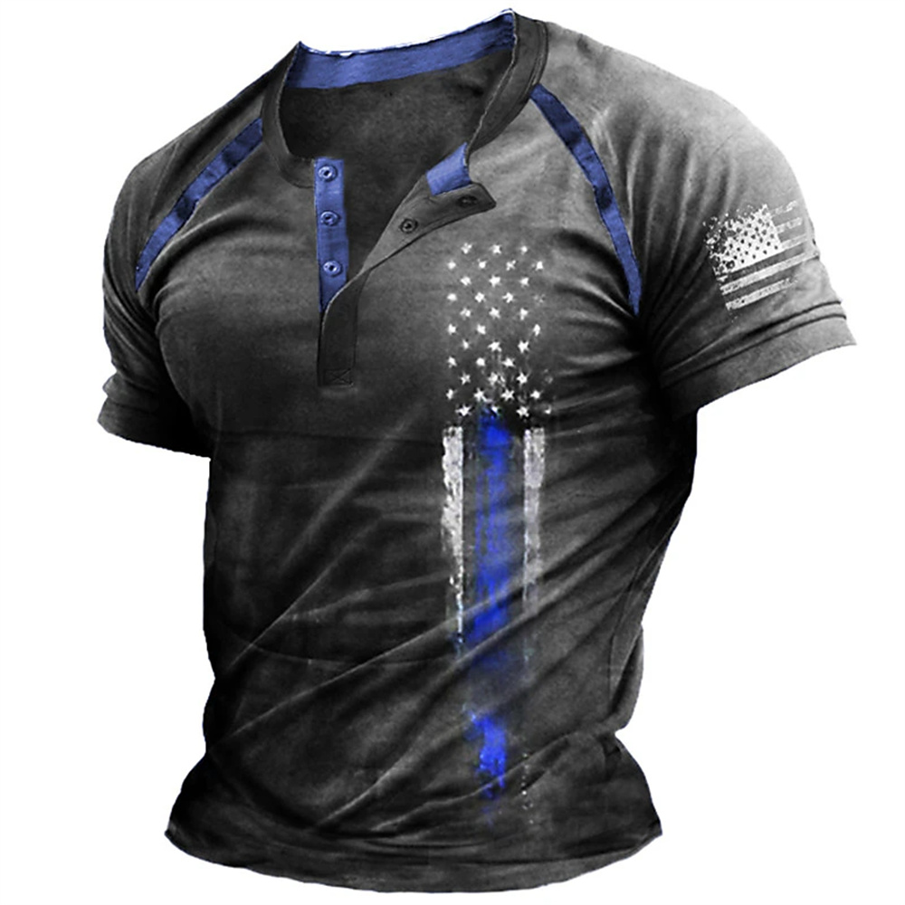 Funny 3D American Flag Print M – Summer Clothes Fashion recenzja i cena