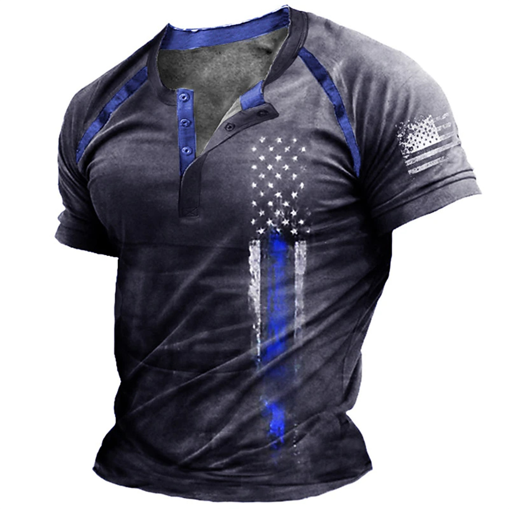 Funny 3D American Flag Print M – Summer Clothes Fashion recenzja i cena