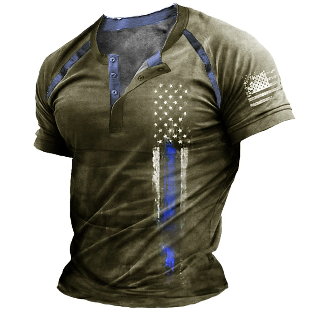 Funny 3D American Flag Print M – Summer Clothes Fashion recenzja i cena