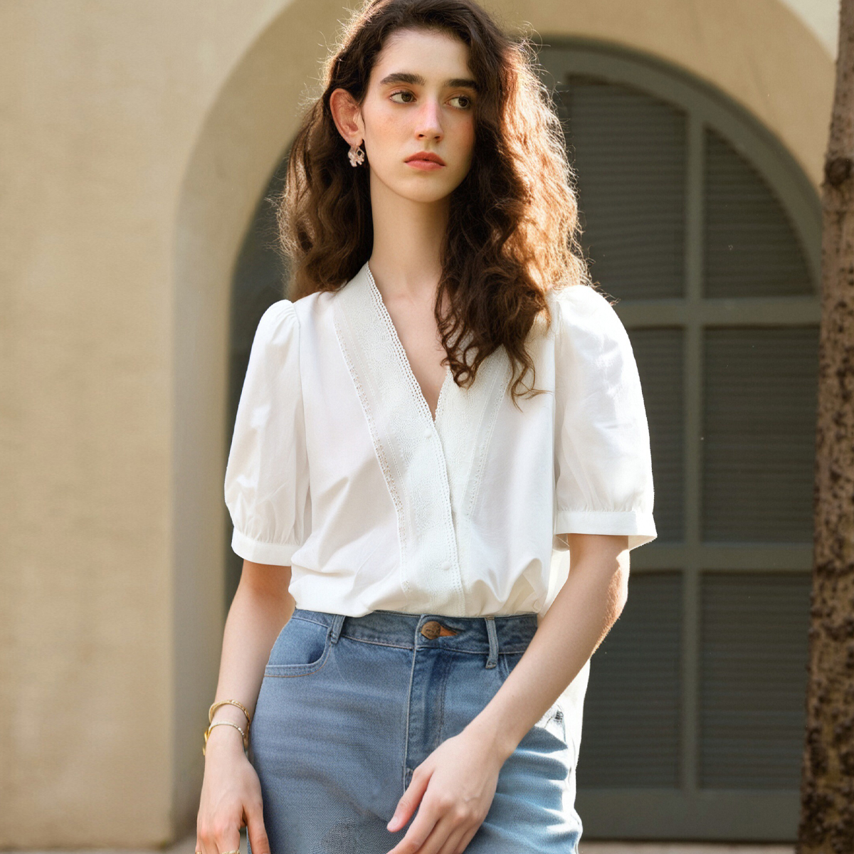 OLrain Women's Shirts 2026 Sum – Summer Clothing In French recenzja i cena