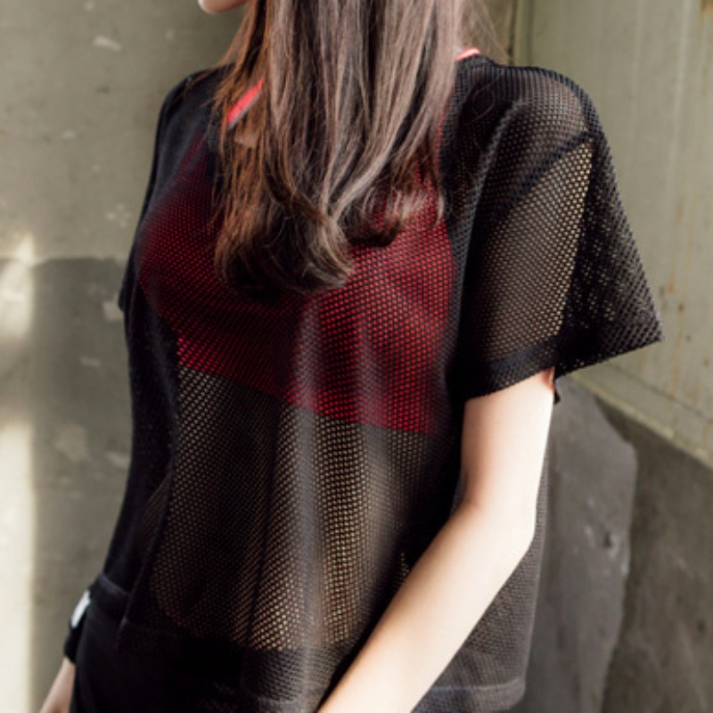 Hollow Out T-shirts for Women  – Summer Clothing Young Women recenzja i cena