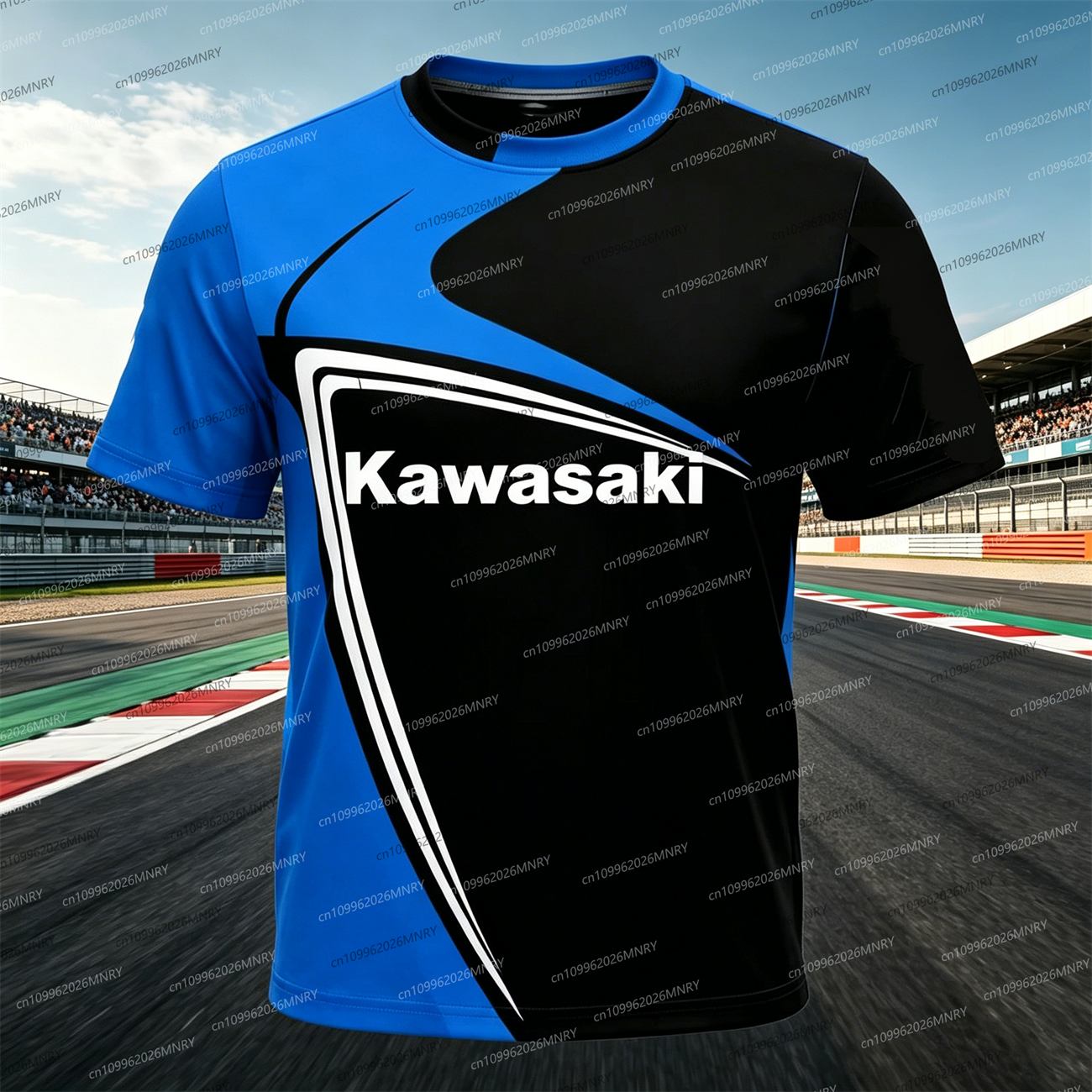 Men t-shirt top Kawasaki Motor – Summer Clothing Motorcycle recenzja i cena