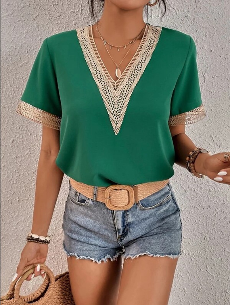 Elegant Blouse Fashion Short S – Summer Quilt recenzja i cena