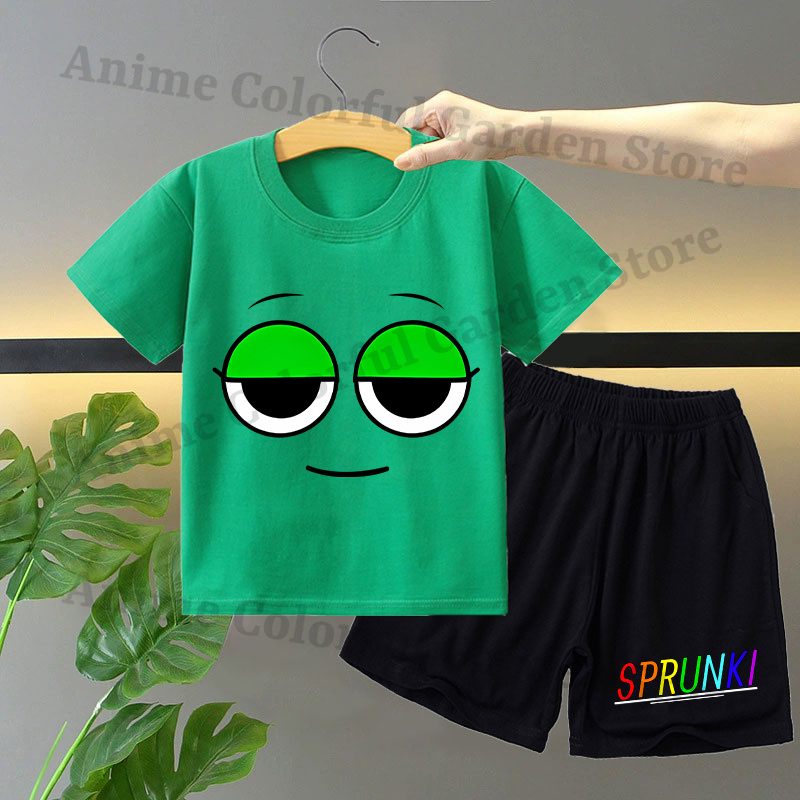 Sprunki 2pcs T-shirt and Short – Summer Clothing Girls recenzja i cena