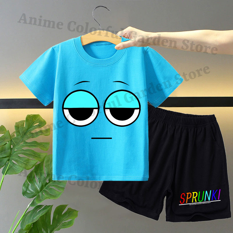 Sprunki 2pcs T-shirt and Short – Summer Clothing Girls recenzja i cena