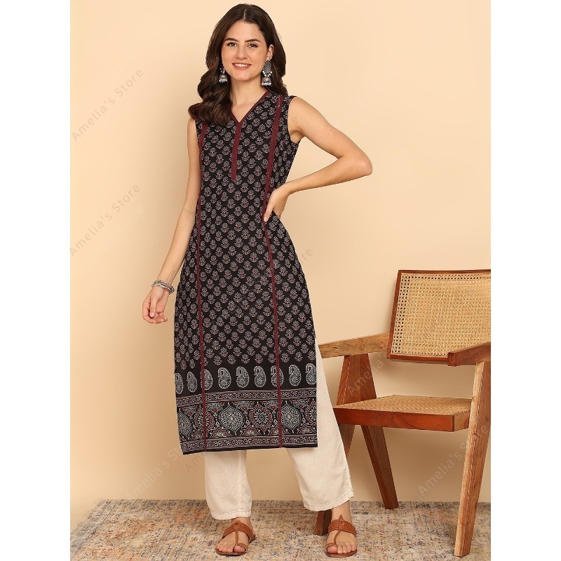 Indian Ethnic Style Women's Bl – Summer Clothing Pakistan recenzja i cena