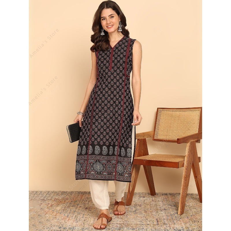 Indian Ethnic Style Women's Bl – Summer Clothing Pakistan recenzja i cena