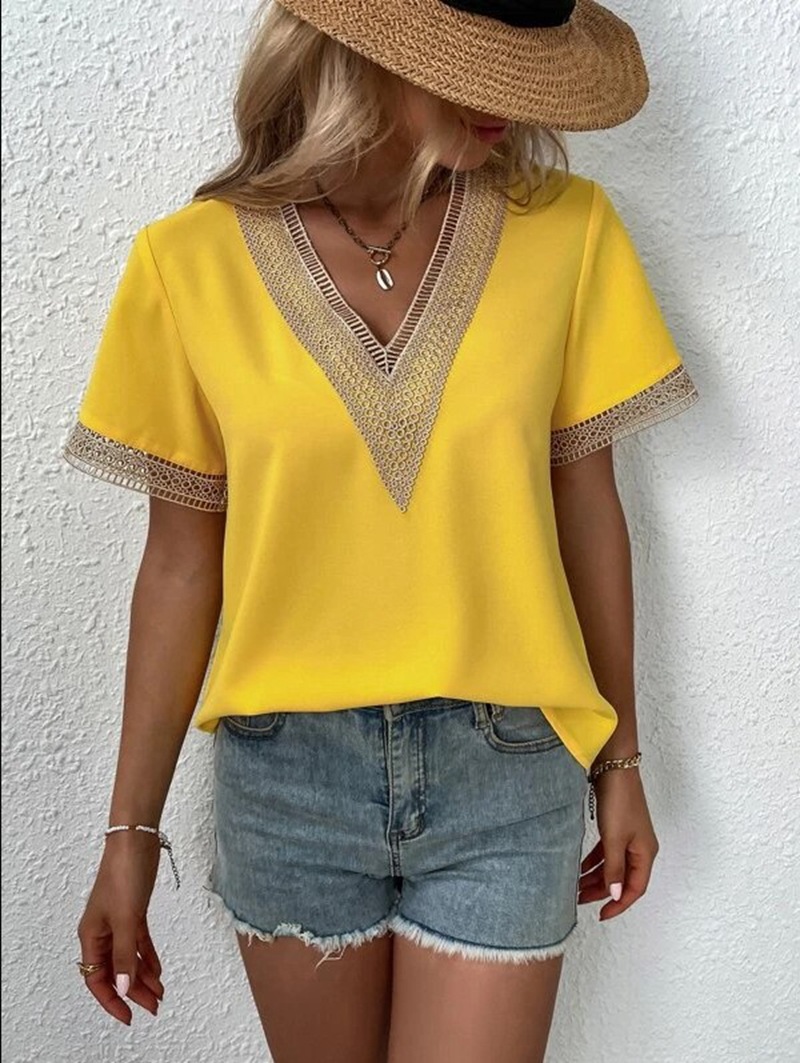 Elegant Blouse Fashion Short S – Summer Quilt recenzja i cena