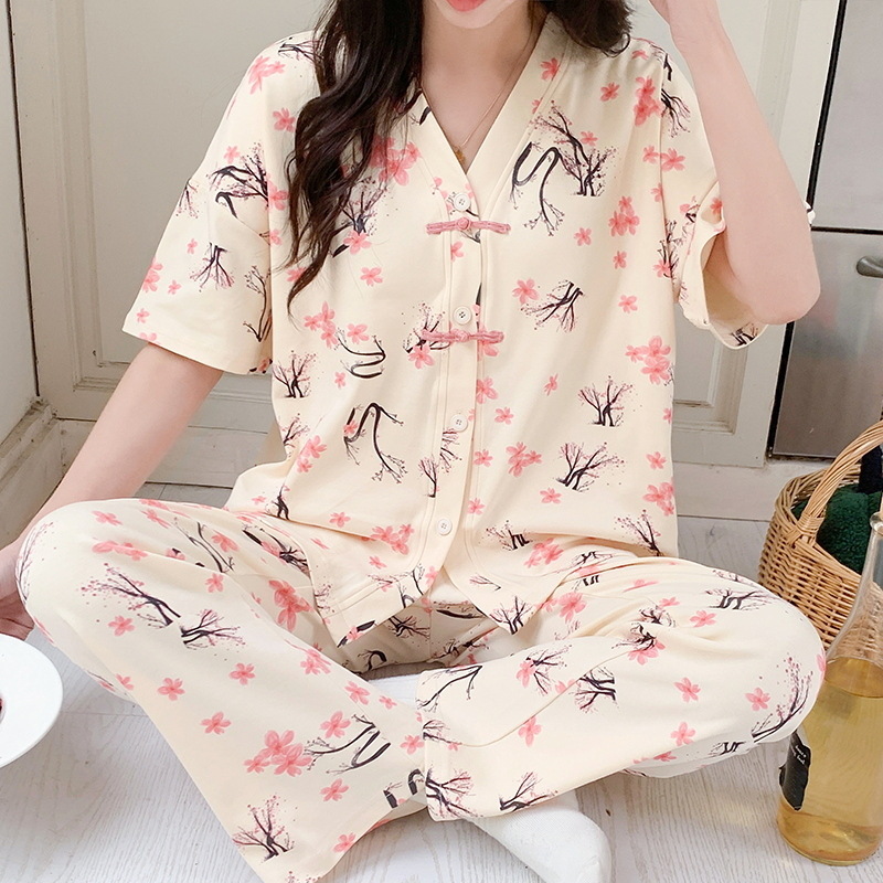 Women Pajamas Sets Spring Spri – Summer Clothing Young Women recenzja i cena