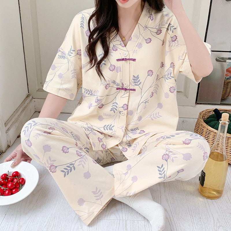 Women Pajamas Sets Spring Spri – Summer Clothing Young Women recenzja i cena