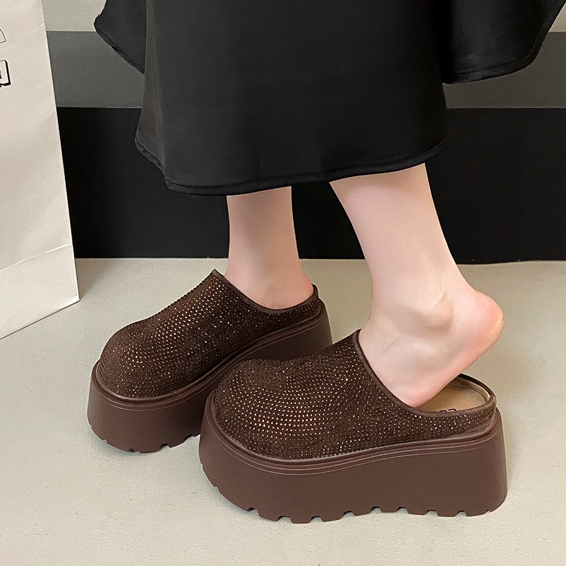 Mules Women's Shoes Wedge Casu – Summer Clothing Fabric recenzja i cena