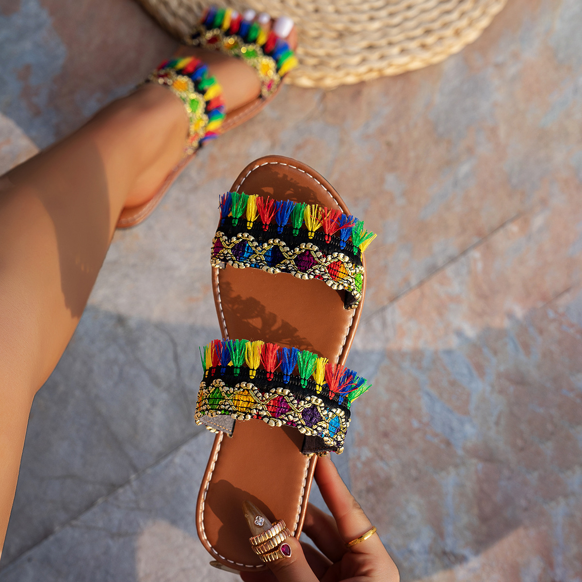 2025 New Women Slippers Casual – Summer Clothing Fabric recenzja i cena