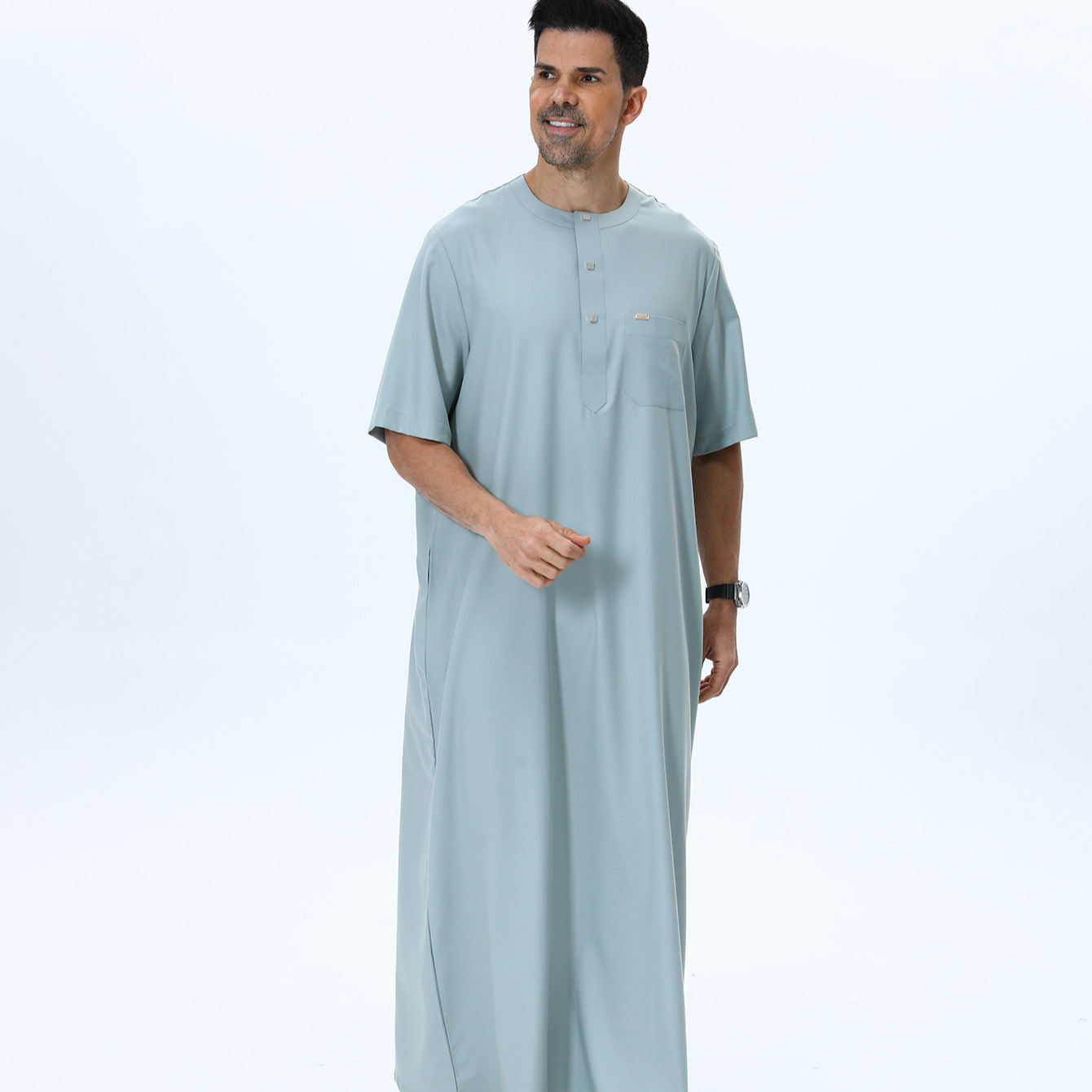 Muslim Men Abaya Kaftan Pakist – Summer Clothing Pakistan recenzja i cena