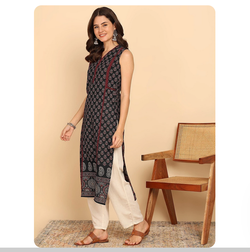 Indian ethnic style printed pu – Summer Clothing Pakistan recenzja i cena