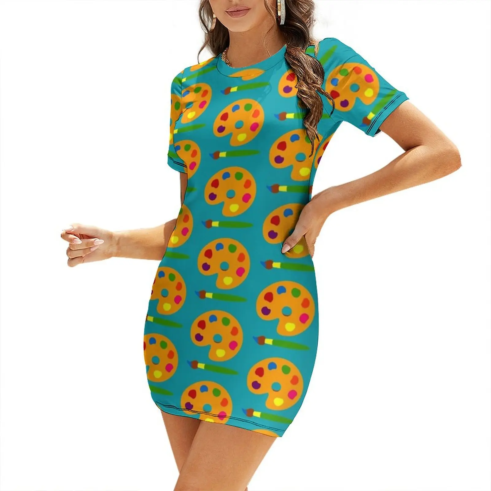 Colorful Paint Palette Short-S – Summer Clothing Palette recenzja i cena