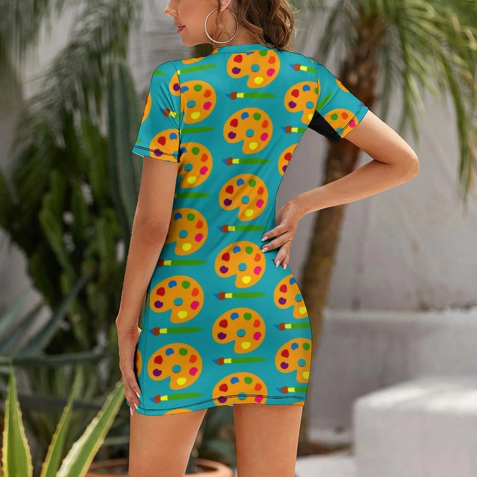 Colorful Paint Palette Short-S – Summer Clothing Palette recenzja i cena